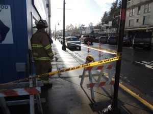 trident leak ammonia sidewalk